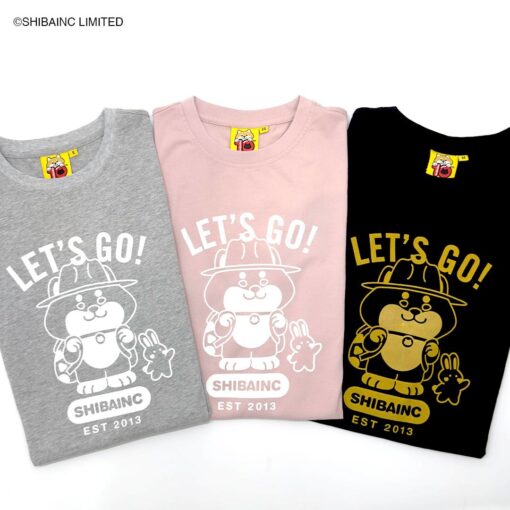 SHIBE with Bao the rabbit “LET’S GO!” Print Tee