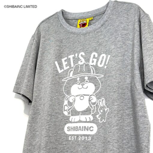 SHIBE with Bao the rabbit “LET’S GO!” Print Tee - Image 3