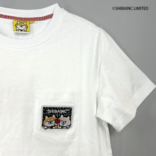 Embroidery SHIBE & DD graphic pocket tee - Image 7