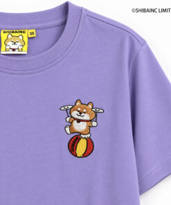 Alternative view of SHIBE Balancing Plate-Spinning Act embroidery graphic tee
