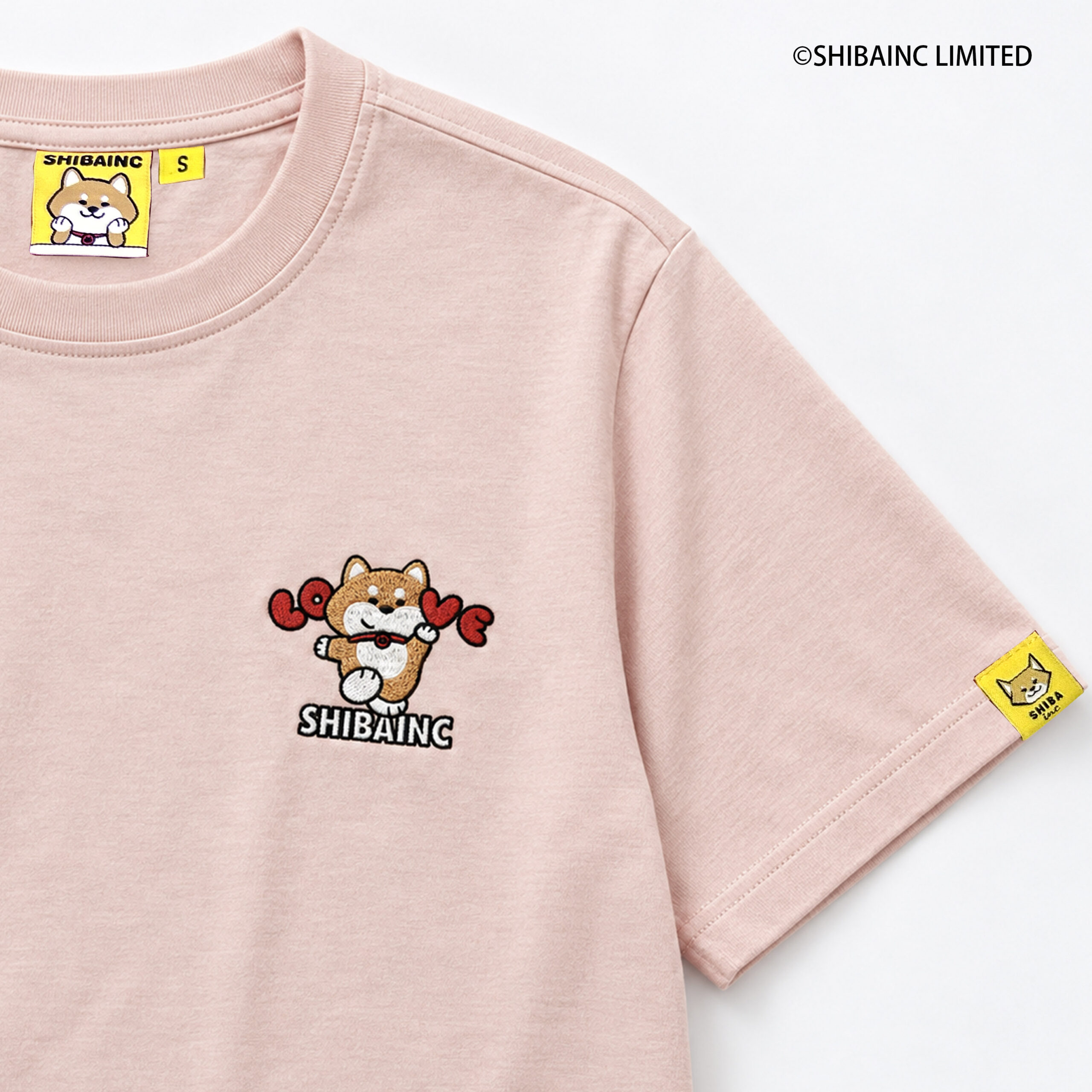 SHIBE "LOVE" embroidery graphic tee - Image 2