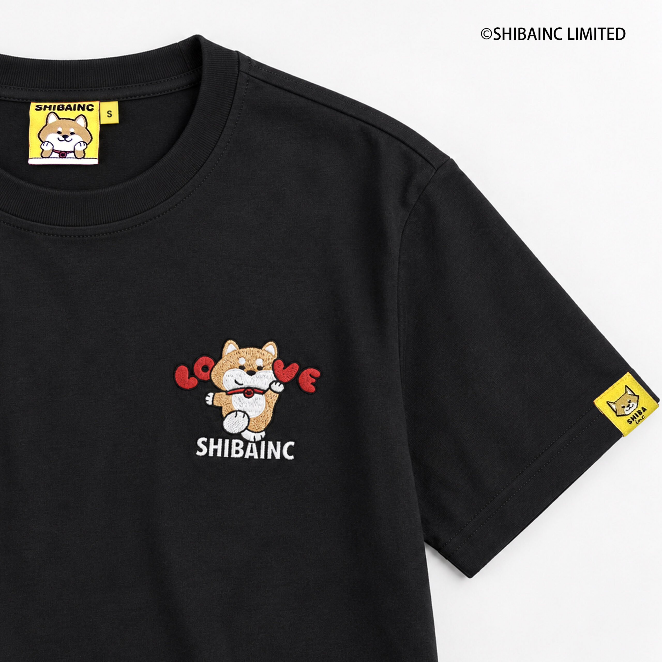 SHIBE "LOVE" embroidery graphic tee - Image 4