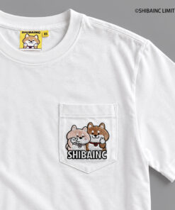 Alternative view of SHIBE & DD embroidery graphic pocket tee
