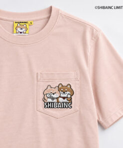 SHIBE & DD embroidery graphic pocket tee - Image 4