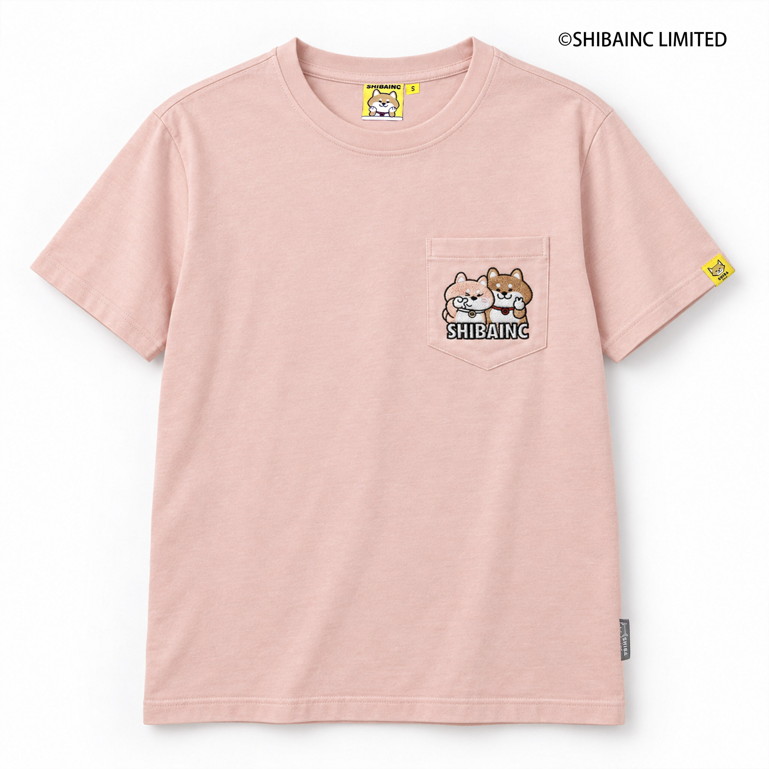 SHIBE & DD embroidery graphic pocket tee - Image 5