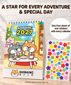 Alternative view of SHIBAINC 2027 Calendar - Happy Little Moment